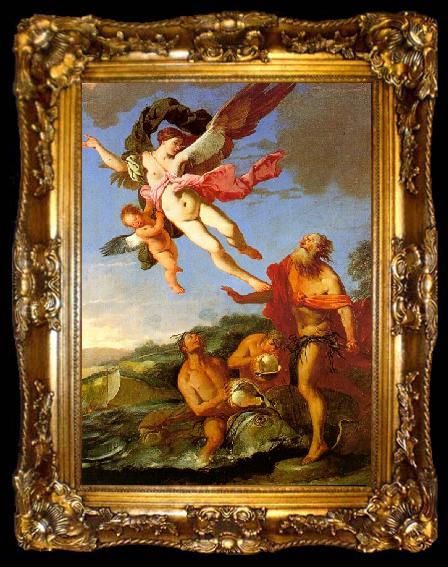 framed  CARPIONI, Giulio Neptune Chasing Coronis, ta009-2